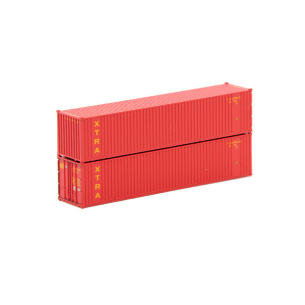 Jacksonville Terminal N 40' Standard Height (8'6") 3-P-42-P-3 Square Corrugated Panel Side Container XTRA