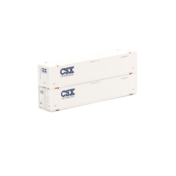 Jacksonville Terminal N 48' 3-42-3 Corrugated Container CSX "Intermodal, No 48 on Front"