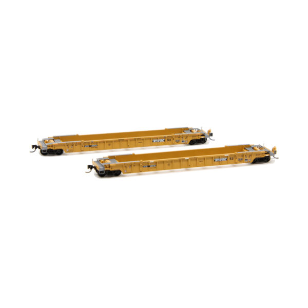 Jacksonville Terminal N 53' NSC Well Car TTX "17 Post Version" 2 Pack