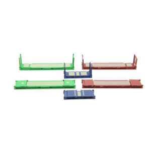 Jacksonville Terminal N Flatrack Container Assortment "Evergreen, TEX, Cronos"