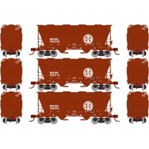 Athearn HO ACF 2970 Covered Hopper BNSF 3 Pack