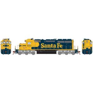 Athearn HO SD40u Santa Fe w/ DCC & Sound