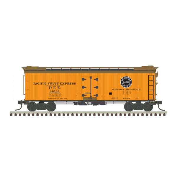 Atlas O Scale 3 Rail 40' Rebuilt Wood Reefer Pacific Fruit Express "Southern Pacific"