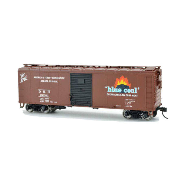 Bowser HO 40' Single Door Box Car Delaware & Hudson "Blue Coal"