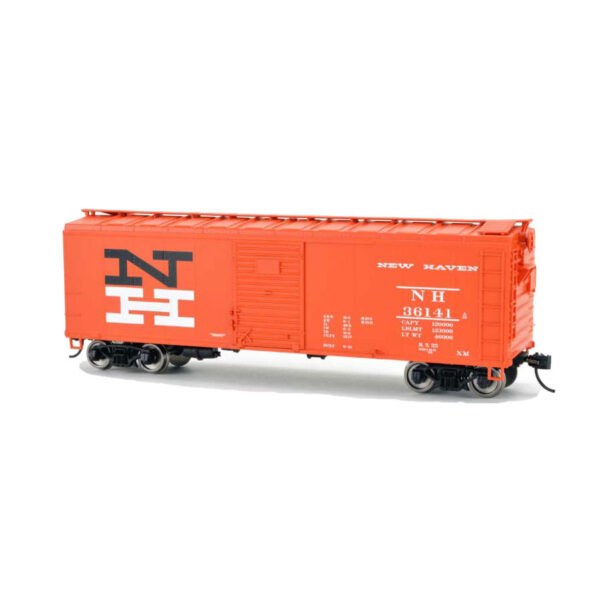 Bowser HO 40' Single Door Box Car New Haven "Orange"