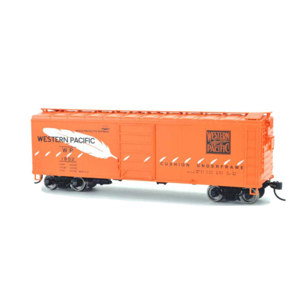Bowser HO 40' Single Door Box Car Western Pacific "Orange"