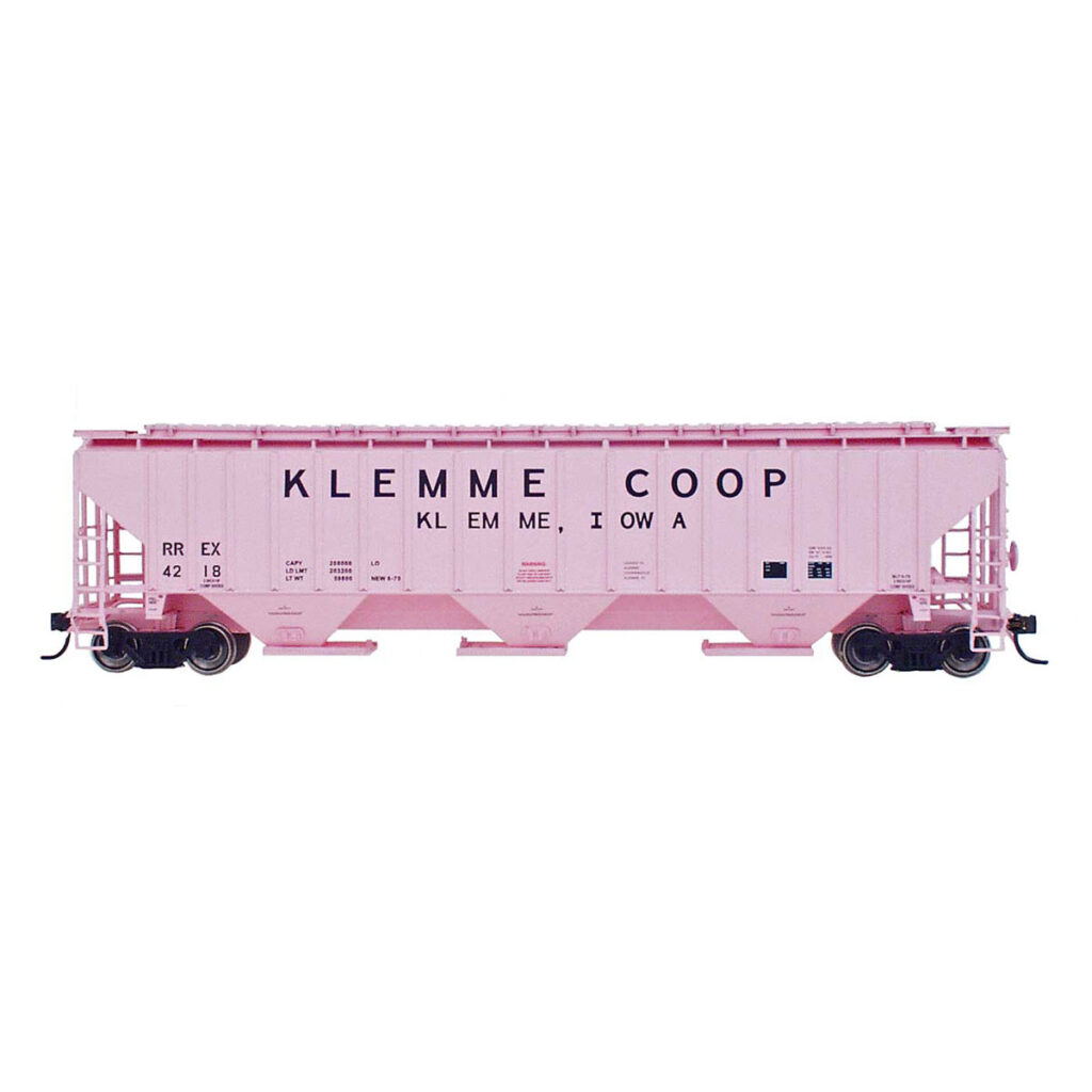 Intermountain HO Pullman Standard 4750 Covered Hopper Klemme COOP