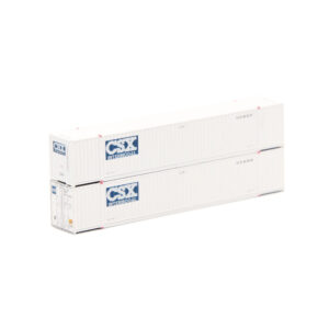 Jacksonville Terminal N 53' 6-42-6 Corrugated Container CSX "Blue Box White Lettering"