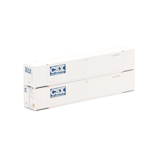 Jacksonville Terminal N 53' 6-42-6 Corrugated Container CSX "Blue Box White Lettering"