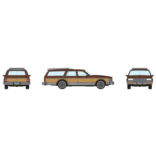 Rapido HO Chevrolet Caprice Wagon Brown Woodie