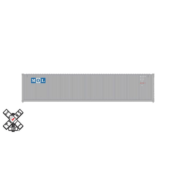 Scale Trains HO 40’ CIMC Modern Angled Corrugation Container MOL