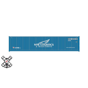 Scale Trains HO 40’ CIMC Modern Angled Corrugation Container NYK Lines "Logistics & Mega Carrier" 3 Pack