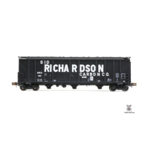 Scale Trains N Rivet Counter Thrall 5750 1970s Version Carbon Black Covered Hopper Sid Richardson “Billboard, SRCX”