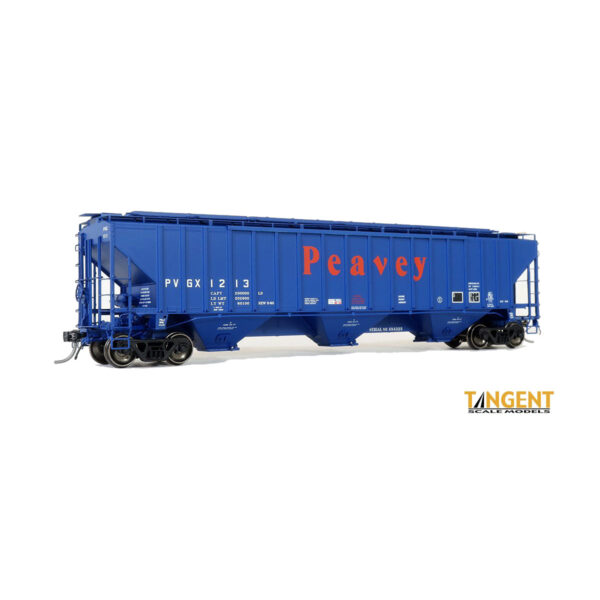 Tangent HO PS-2CD 4750 Covered Hopper Peavey "PVGX, 5-1980"