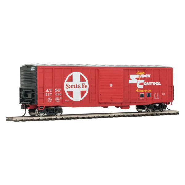 Walthers Mainline HO 50' Waffle Side Box Car Santa Fe