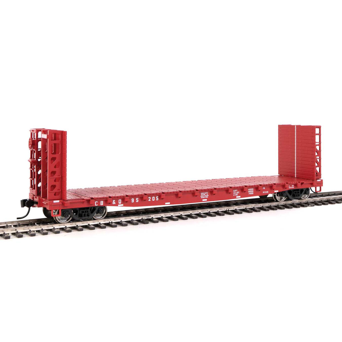 Walthers Mainline HO 53' GSC Bulkhead Flat Car Chicago Burlington