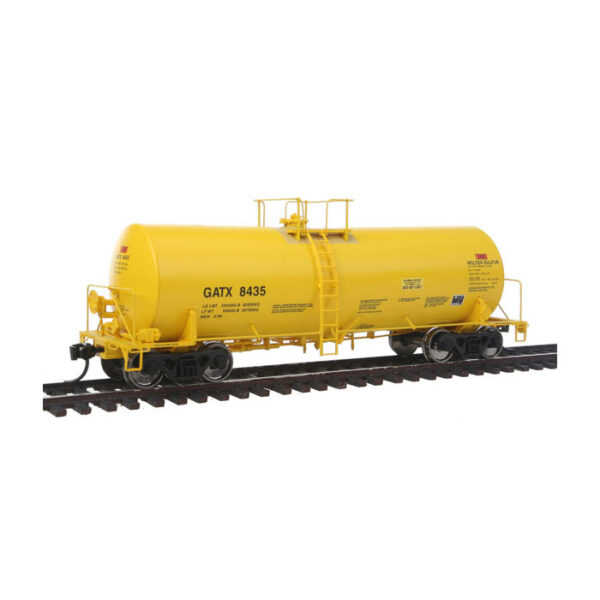 Walthers Proto HO 40' Trinity 14,000 Gallon Molten Sulfur Tank Car GATX "Yellow"