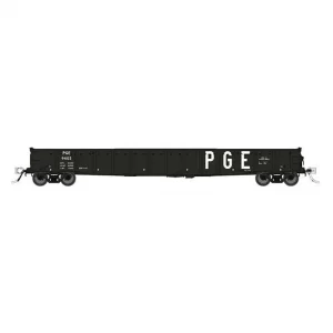 Rapido HO 52' 6" Mill Gondola Pacific Great Eastern "Black"