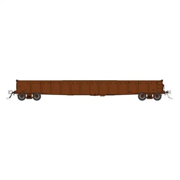 Rapido HO 52' 6" Mill Gondola Undecorated "Brown"