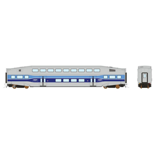 Rapido HO BiLevel Commuter Coach AMT Montreal "Series IV Coach"