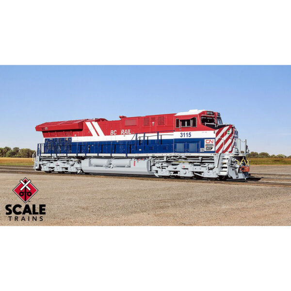 Scale Trains HO Rivet Counter ET44 Canadian National "BC Rail Heritage" w/ DCC & Sound #3115