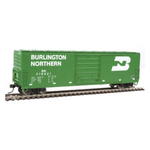 Walthers Mainline HO 50' Evans Smooth Side Box Car Burlington Northern