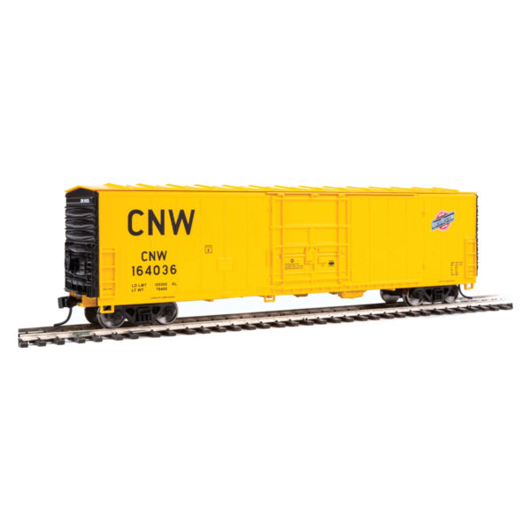 Walthers Mainline HO 50' FGE Insulated Box Car Chicago Northwestern "Yellow"