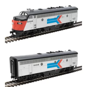 Walthers Mainline HO F7A-B Amtrak "Phase 1" w/ DCC & Sound