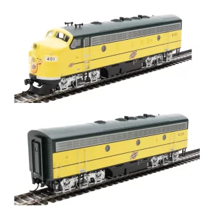Walthers Mainline HO F7A-B Chicago Northwestern w/ DCC & Sound