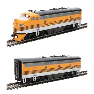 Walthers Mainline HO F7A-B Denver & Rio Grande