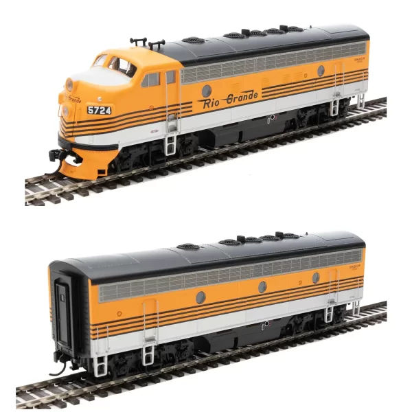Walthers Mainline HO F7A-B Denver & Rio Grande w/ DCC & Sound - Image 2