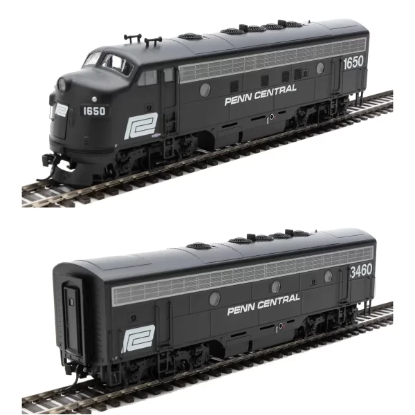 Walthers Mainline HO F7A-B Penn Central w/ DCC & Sound