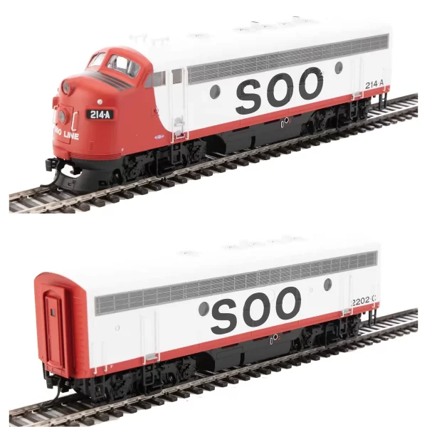 Walthers Mainline HO F7A-B Soo Line