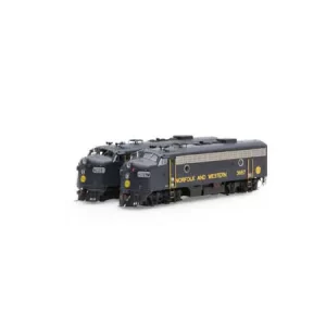 Athearn Genesis HO F7A&A Set Norfolk & Western w/ DCC & Sound