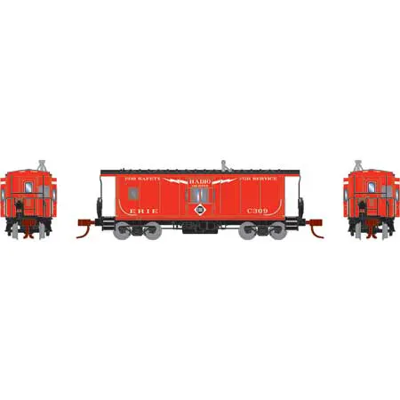 Athearn N Bay Window Caboose Erie