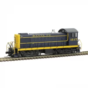 Atlas N S4 Diesel Locomotive Santa Fe "Pinstripe"