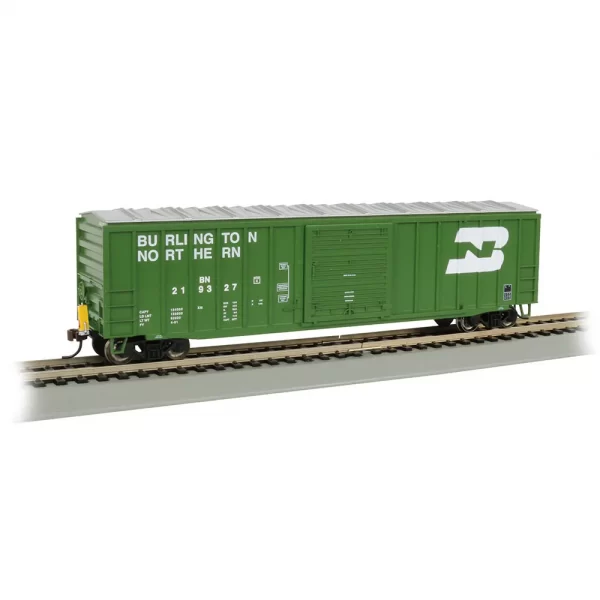 Bachmann HO 50' Outside Braced Box Car Burlington Northern w/ FRED