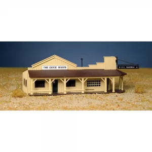 Bachmann HO Marshall's Office & Restaurant Kit