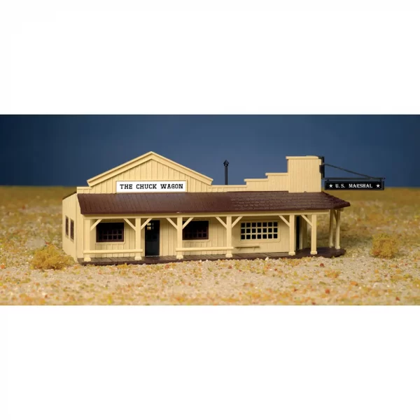 Bachmann HO Marshall's Office & Restaurant Kit