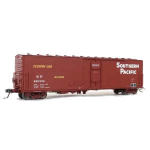 Moloco HO 50′ RBL Plate B Boxcar, Offset Door Southern Pacific "Repaint SAC 5-79, 9-79"