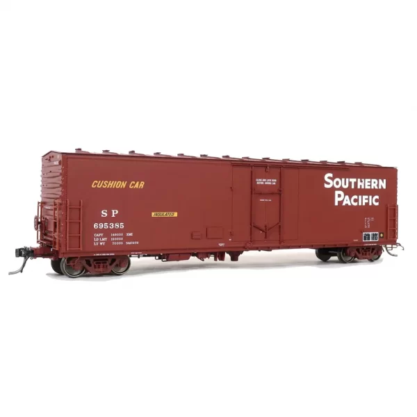 Moloco HO 50′ RBL Plate B Boxcar, Offset Door Southern Pacific "Repaint SAC 5-79, 9-79"
