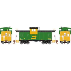 Athearn Roundhouse HO Wide Vision Caboose Burlington Northern "Green & Yellow"