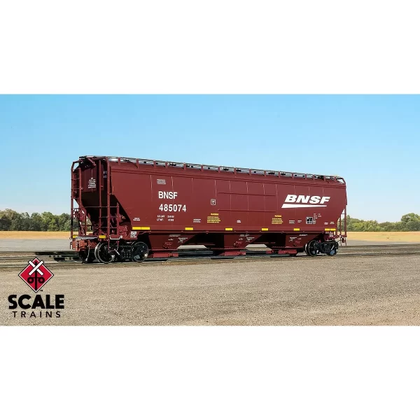 Scale Trains N Rivet Counter Gunderson 5188 Covered Hopper BNSF “Wedge, Two Horizontal Ribs”