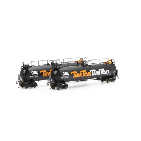 Athearn Genesis HO 23,000 Gallon Tank Train Tank Car "Original Logo, Orange Lettering" A-B Ends