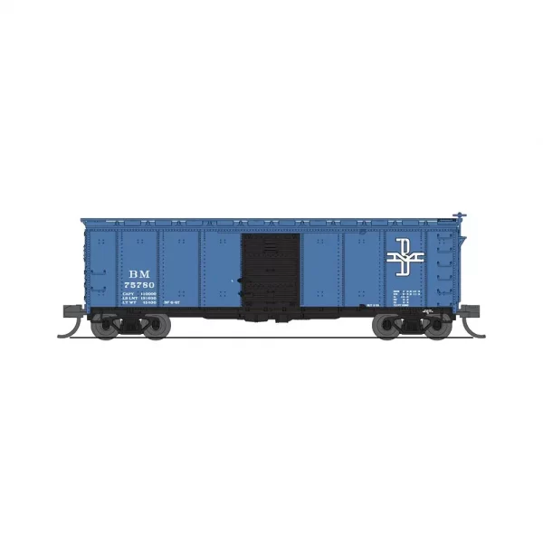 Broadway Limited N NYC 40′ Steel Box Car Boston & Maine "Fantasy Scheme" 2 Pack