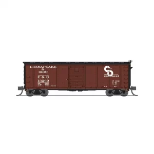 Broadway Limited N NYC 40′ Steel Box Car Chesapeake & Ohio "Progress Logo, Fantasy Scheme" 2 Pack