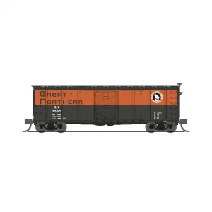 Broadway Limited N NYC 40′ Steel Box Car Great Northern "Fantasy Scheme" 2 Pack