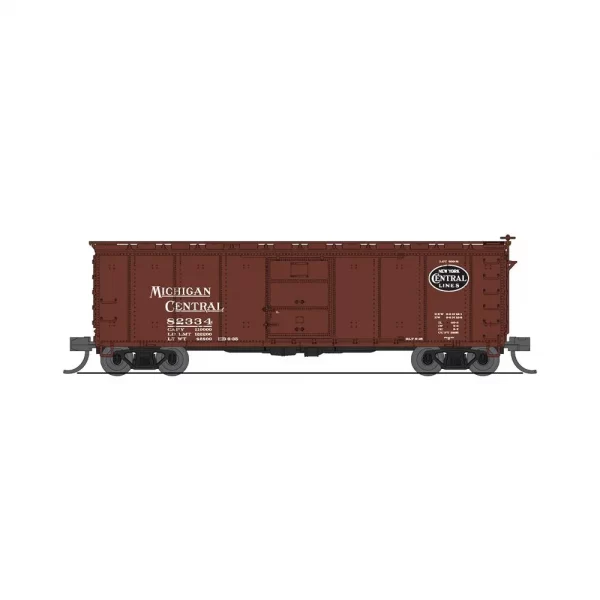 Broadway Limited N NYC 40′ Steel Box Car New York Central Lines Variety 4 Pack "NYC, MC, P&E, B&A" - Image 3