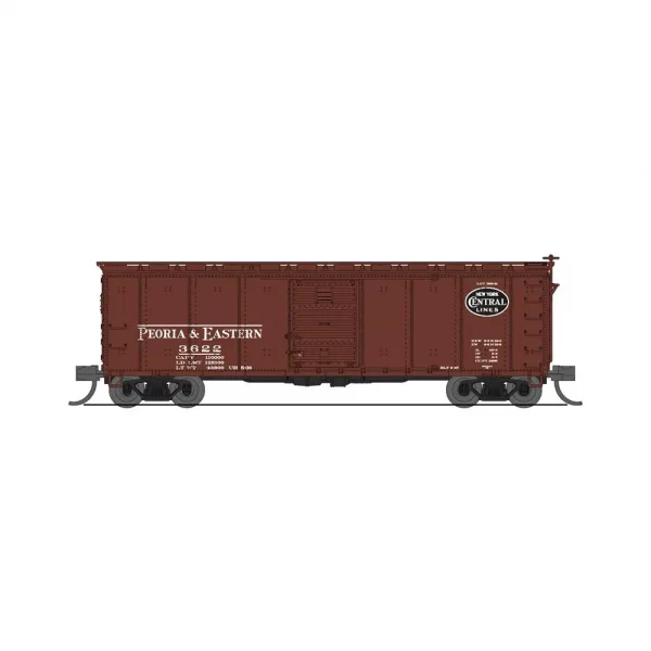 Broadway Limited N NYC 40′ Steel Box Car New York Central Lines Variety 4 Pack "NYC, MC, P&E, B&A" - Image 4