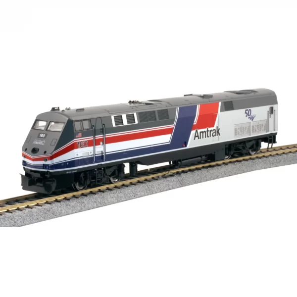 Kato HO P42 Amtrak "50th Anniversary, Phase III Dash 8 Scheme" #160